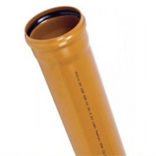 PVC caurule 110x3,2 SN4; 3m Wavin